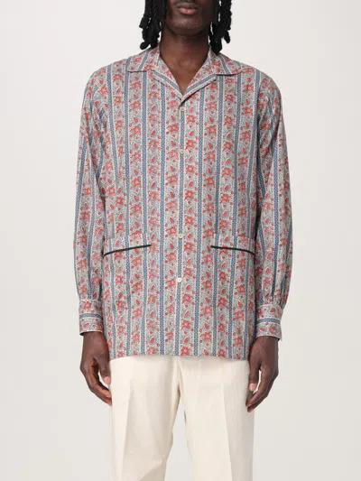 Valentino Pajama Shirt With "voyage Imaginaire" Print In Multicolor