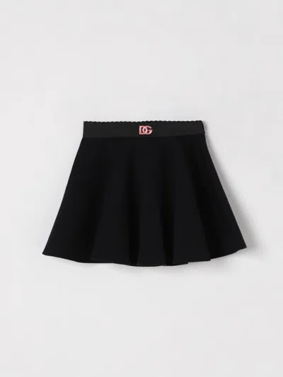 Dolce & Gabbana Cotton Skirt In Black