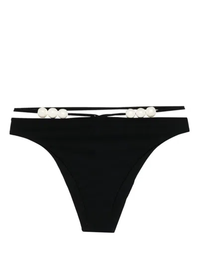 Magda Butrym Pearl Bikini Bottom In Black
