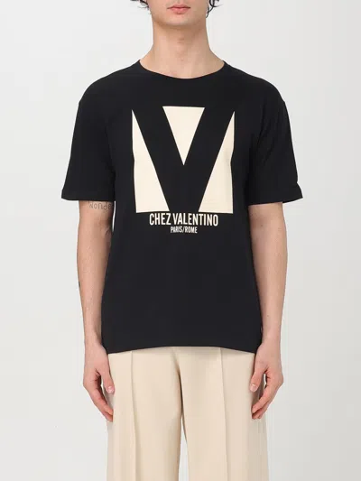 Valentino Chez-print T-shirt In Black