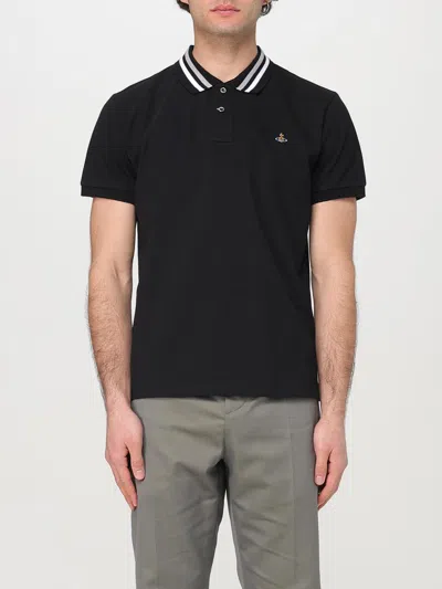 Vivienne Westwood Polo With Logo In Black