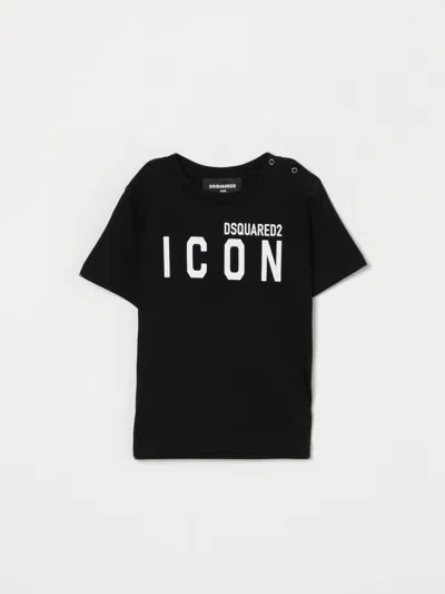 Dsquared2 T-shirt With Icon Logo In Black