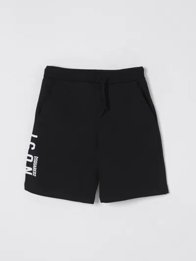 Dsquared2 Icon Logo Track Shorts In Black