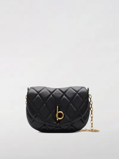 Burberry Medium Rocking Soft Quilted Shoulder Bag In Black