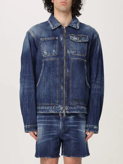 Dsquared2 Men's Carpenter Jean Jacket In Navy