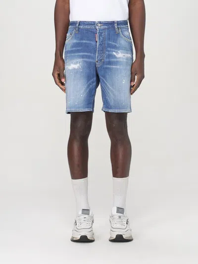 Dsquared2 Short  Men Color Navy In Navy