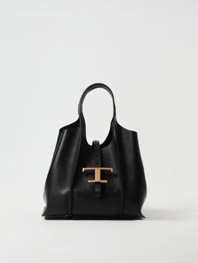 Tod's Shopping Bag T Timeless Mini In Black