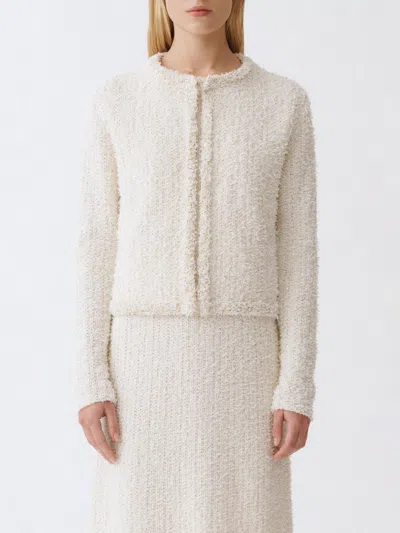 Fabiana Filippi Tweed-effect Jacket In Neutral