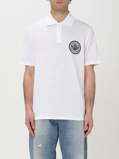 Balmain Oversized Ss Polo Shirt In White