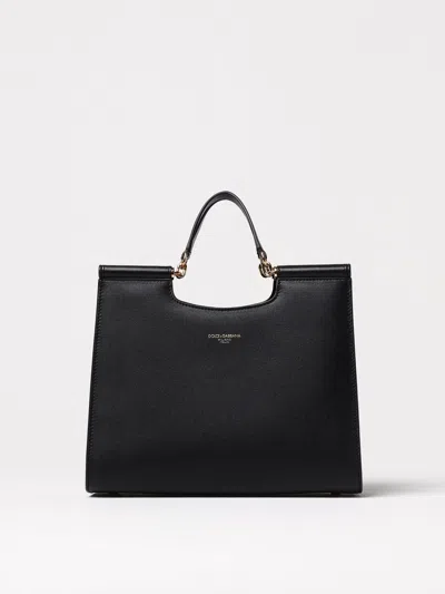 Dolce & Gabbana Bag Shopping Sicily Small Black In Black