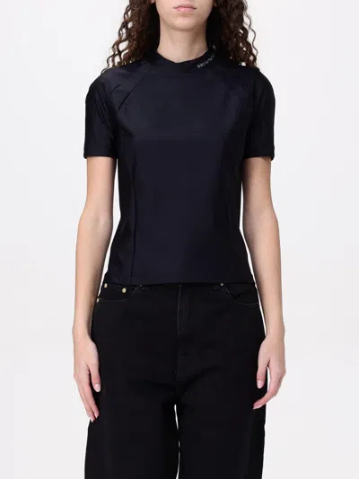 Alexander Wang Short Sleeve Rashguard Top In Black