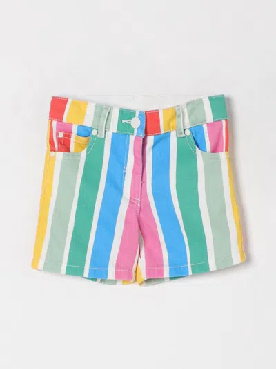 Stella Mccartney Striped Shorts In Multicolor