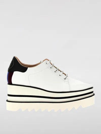 Stella Mccartney Elyse Ridged Sole 80mm Sneakers In White