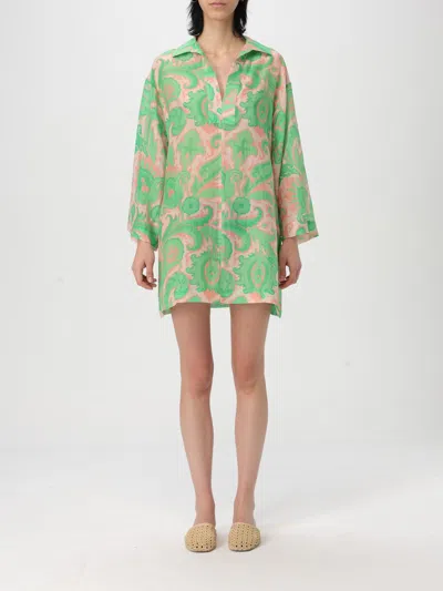 Etro Paisley Print Cotton And Silk Blouse In Pink