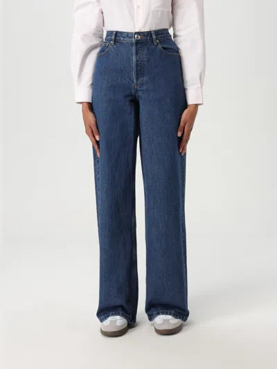 Apc Jeans A. P.c. Woman Color Denim In Denim