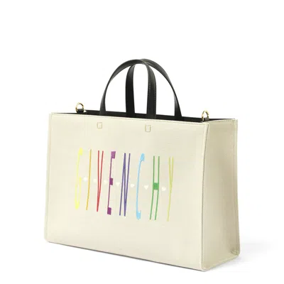 Givenchy Women's Disney Oswald Medium G Tote Shopping Bag In Beige/black