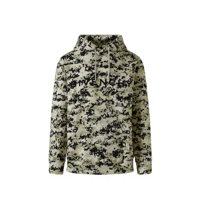 Givenchy Men's Camo All Over Hoodie In Beige/black