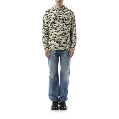 Givenchy Men's Camo All Over Hoodie In Beige/black