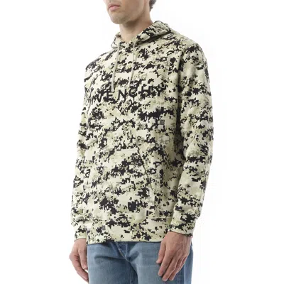 Givenchy Men's Camo All Over Hoodie In Beige/black