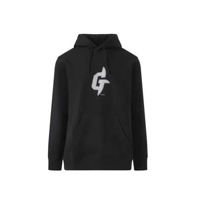 Givenchy Men's Embroidered Eiffel Tower Motif Slim Fit Hoodie In Black