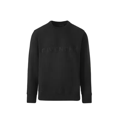 Givenchy Men's 4g Archetype Spray Sweatshirt In Black/white