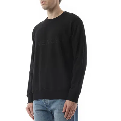 Givenchy Men's 4g Archetype Spray Sweatshirt In Black/white