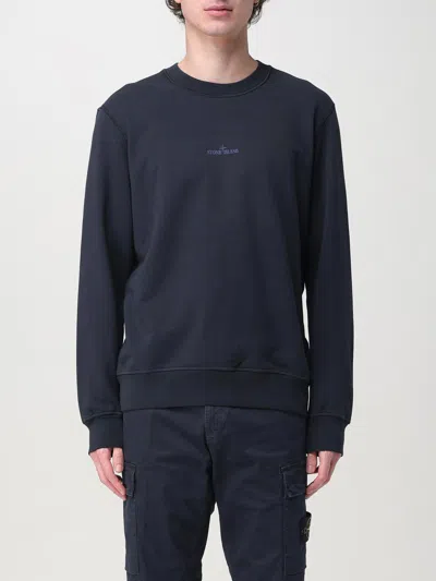 Stone Island Men's Sweatshirt In Blue