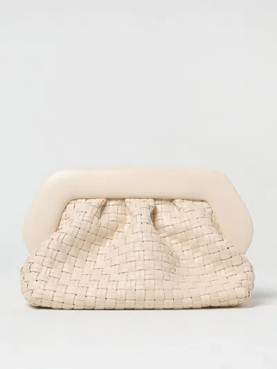 Themoirè Clutch Bag Tia In Neutral