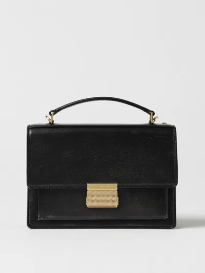 Golden Goose Venezia Bag Palmellato Leather Body Gold Metal Details Bags In Black