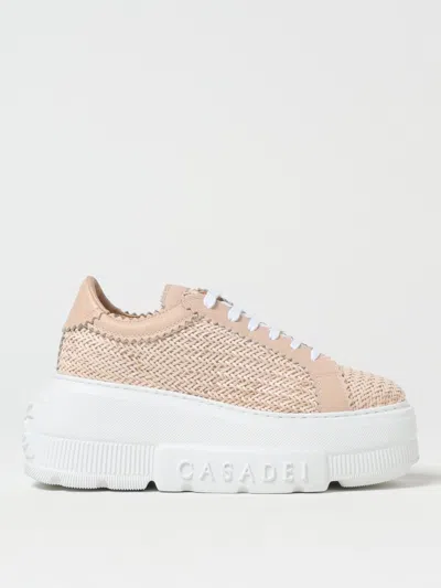 Casadei Nexus Hanoi Womans Platform Sneakers In Blush Pink
