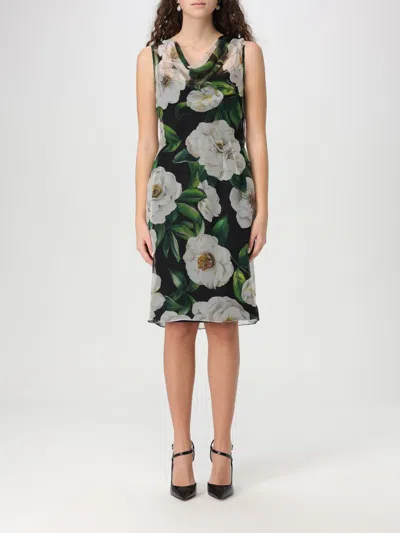 Dolce & Gabbana Midi Dress In Black