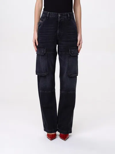 Diesel "d Pot Cargo" Jeans Made Of Denim. In Grey