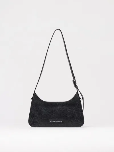 Acne Studios Platt Micro Shoulder Bag In Black