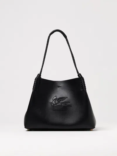 Etro Small Libra Tote Bag In Black