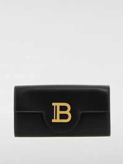 Balmain B-buzz 17 Mini Leather Shoulder Bag In Multi
