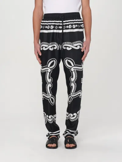 Dolce & Gabbana Silk Pajama Pants In White