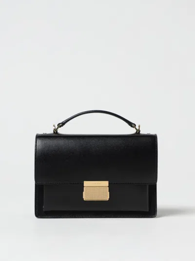 Golden Goose Venezia Bag Palmellato Leather Body Gold Metal Details Bags In Black