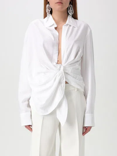 Jacquemus Women's Effortlessly Chic Bahia Shirt In White