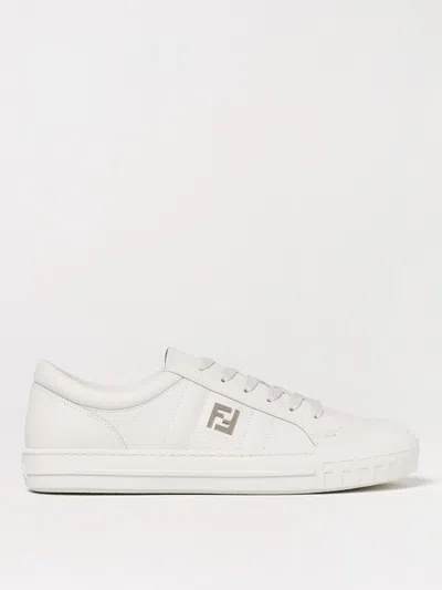 Fendi Valentino Garavani Multicolor Fabric And Mesh True Act Sneakers In White