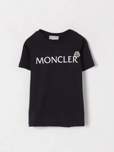 T恤 MONCLER 儿童 颜色 海军蓝