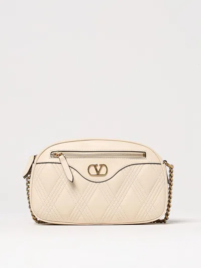 Valentino Garavani Quiltie 67 Chain Bag Butter Coloured Women In White
