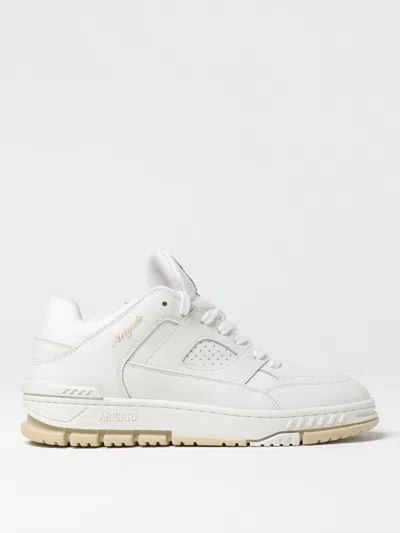 Axel Arigato White Leather Perforated Sneakers In White