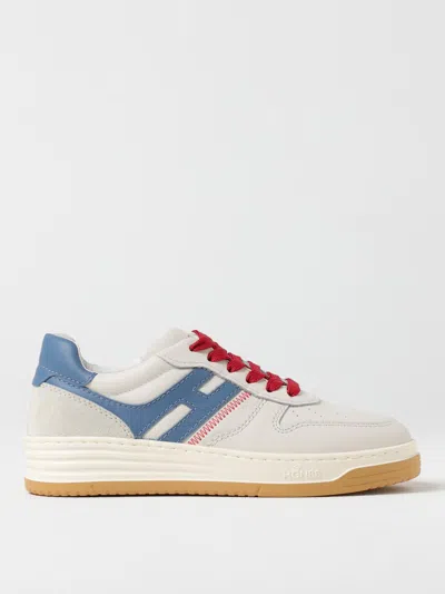 Hogan Sneakers With Perforated Toe Box And Contrasting Accents In Multicolor