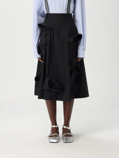 Moschino Skirt Knee Length A-line Silhouette In Black