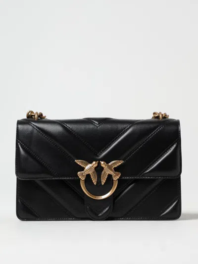 Pinko Love One Shoulder Bag In Black