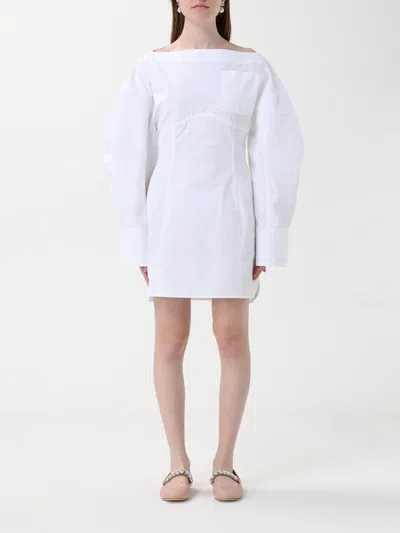 Jacquemus La Robe Chemise Casaco' Dress In White
