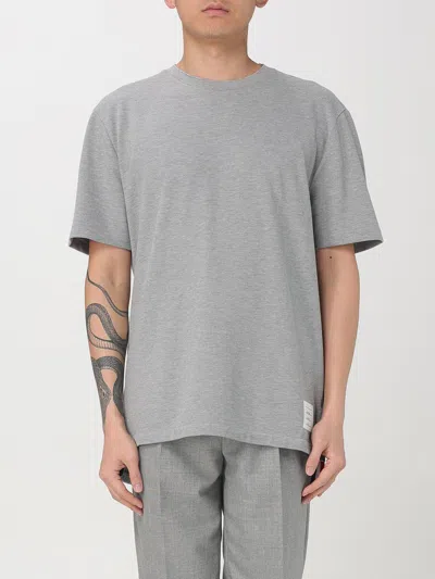 Thom Browne Cotton T-shirt In Gray