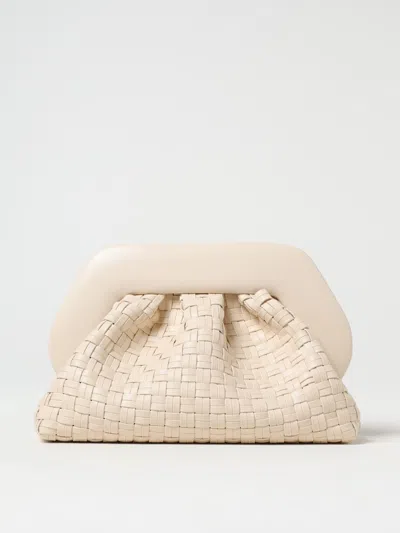 Themoirè Clutch Bag Tia In Cream