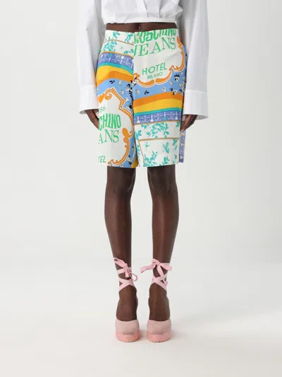 Moschino Shorts  Jeans Woman Color Multicolor In Multicolor