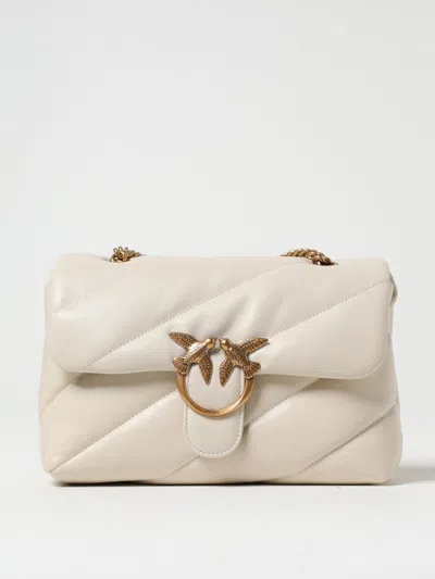Pinko 'love Mini Puff' Crossbody Bag In White